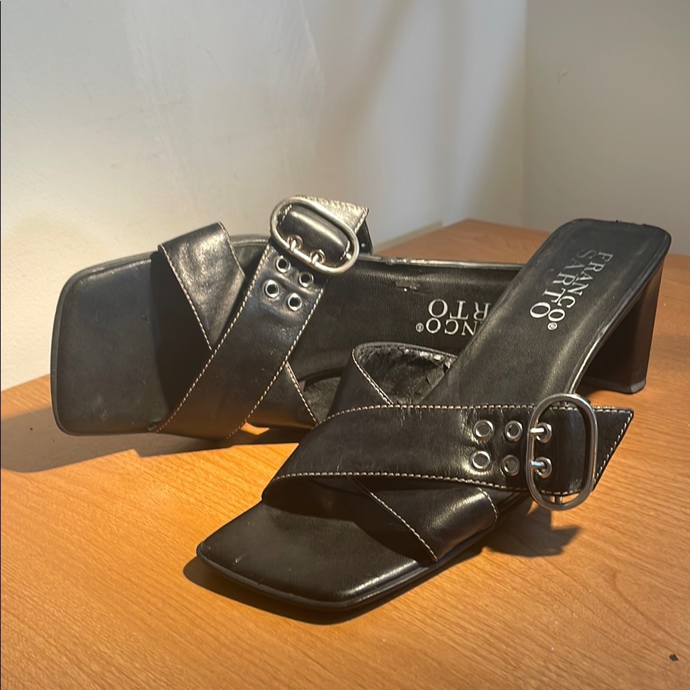 Sexy Franco Sarto Black Women's Sandals